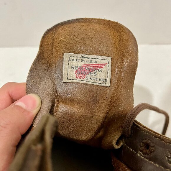Vintage Redwing Boots Brown 8 Preowned Good Condition - Picture 9 of 10